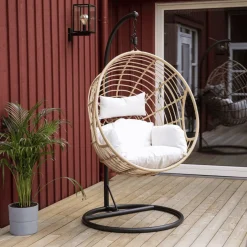 Outlet Nohr Hangstoel Karine Rotan, kleur Naturel