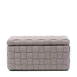 Online Rivièra Maison Hocker Room 48 Met opbergruimte, Mouliné Linen, kleur Fabulous Flax