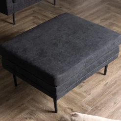 Online Nohr Hocker Tylan Linnenlook, kleur Zwart