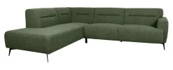 Hot LABEL51 Hoekbank Bolzano Bouclé, kleur Forest