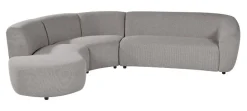 Sale LABEL51 Hoekbank Florence 300cm, Bouclé, kleur Mushroom