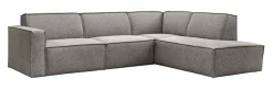 Online LABEL51 Hoekbank Kay 283cm, Rechts, Bouclé, kleur Mushroom