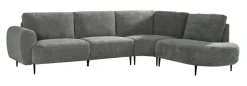 LABEL51 Hoekbank Milano Elite stof, kleur Stone