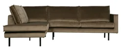 Online WOOOD Hoekbank Rodeo Links, Velvet