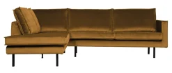 Online WOOOD Hoekbank Rodeo Links, Velvet