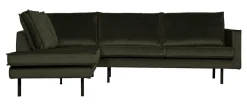 Online WOOOD Hoekbank Rodeo Links, Velvet