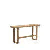 Sale Kave Home Hoge Outdoor Eetkamerbank Canadell Teakhout, 130cm