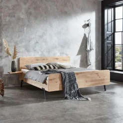 Sohome Houten Bed Lotus massief eiken