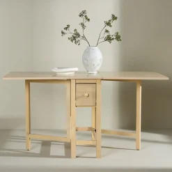 Best Nohr Inklapbare Eettafel Kaely Rubberhout, 110/150 x 80cm