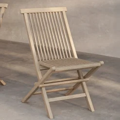 New Nohr Inklapbare Tuinstoel Amberia Teakhout, kleur Whitewash