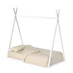 Kave Home Kinderbed Maralis Tipi, kleur Wit