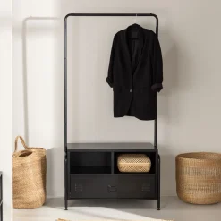 Clearance Nohr Kledingrek Chemeka 175 x 100cm Zwart