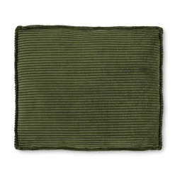 Discount Kave Home Kussen Blok Rib, kleur Donkergroen