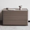 Hot Nohr Ladekast / Dressoir Lotte Met 3 laden, 100cm, kleur Mocca
