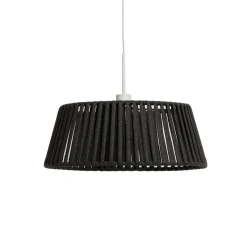 New Kave Home Lampenkap Aldet Plat Geweven touw, 46cm