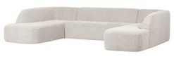 Discount WOOOD Lounge U-Bank Sloping Chenille