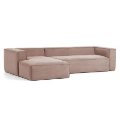 Outlet Kave Home Loungebank Blok Rib, 330cm