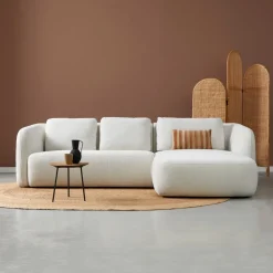 Sale PEPP Interiors Loungebank Cloud 285cm, Bouclé, kleur Off White