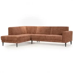 Clearance SEVN Loungebank Fleur Venga stof, kleur Hazel