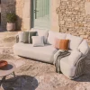 Discount Kave Home Loungebank Osani Met 2-zits en ronde module, kleur Beige/Taupe