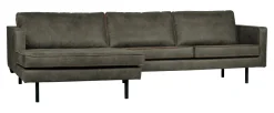 New WOOOD Loungebank Rodeo Links, Eco Leder