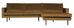 Best WOOOD Loungebank Rodeo Rechts, Velvet