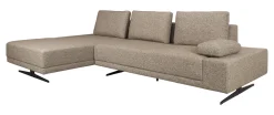 Dutchbone Loungebank Shelly Gemêleerd, kleur Cinnamon