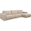 Hot Richmond Interiors Loungebank Trentino Links/Rechts, Geweven stof, kleur Bruin