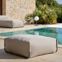 Clearance Kave Home Modulaire Outdoor Bank Square Poef