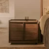 Sale Kave Home Nachtkastje Onix Notenfineer, Met 2 laden