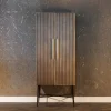New Richmond Interiors Opbergkast Ironville 75 x 182cm, kleur Goud
