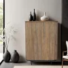 Outlet Livingfurn Opbergkast Lausanne Teakhout, 150 x 115cm