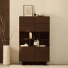 Online Kave Home Opbergkast Norlen Walnootfineer, 163 x 100cm