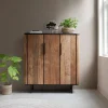 Outlet DTP Home Opbergkast Soho Teakhout en betonlook, 130 x 120cm