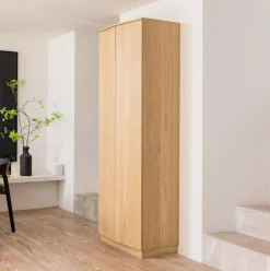 Clearance WOOOD Opbergkast Zuma Eikenhout, 210 x 67cm