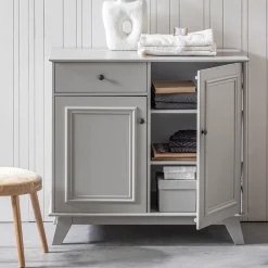 Best WOOOD Opbergkast/Commode Lily kleur Clay Klei