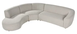 Online LABEL51 Organische Hoekbank Florence Bouclé, kleur Naturel