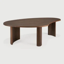 Online Ethnicraft Organische Salontafel Boomerang Hout, 126 x 74cm