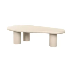 Richmond Interiors Organische Salontafel Clayton 161 x 81cm, kleur Beige