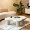 Clearance Brix Organische Salontafel Feline Beton Ciré, 120 x 88cm