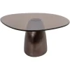 Best Richmond Interiors Organische Salontafel Hayden Glas, 90 x 86cm