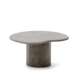 New Kave Home Organische Salontafel Macarella Beton, 83 x 77cm