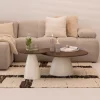 Hot Sohome Organische Salontafel Madin Mangohout, Set van 2 stuks