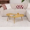 WOOOD Organische Salontafel Mae 100 x 58cm, kleur Alpaca