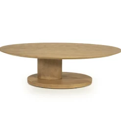 Outlet Eleonora Organische Salontafel Novia Mangohout, 120 x 80cm