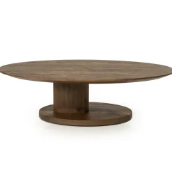Outlet Eleonora Organische Salontafel Novia Mangohout, 120 x 80cm