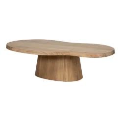 Best Richmond Interiors Organische Salontafel Riva Eikenhout, 129 x 67cm
