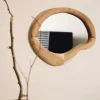 Best Kave Home Organische Spigel Selem Mungurhout, 68 x 44cm