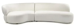 Rivièra Maison Organische 2,5-zits Bank San Remo Bouclé, 295cm, kleur Simply White