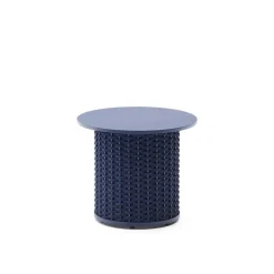 New Kave Home Outdoor Bijzettafel Sedalis Aluminium en touw, 50cm